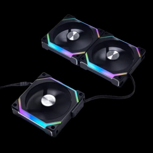 LIAN LI UNI FAN SL120 V2 120mm ARGB Triple Pack Case Fan (Black)
