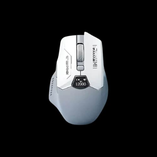 LINGBAO M8 Tri-Mode Wireless Gaming Mouse (White)