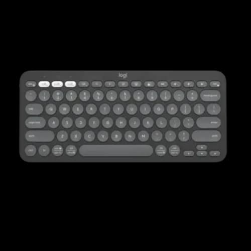 Logitech K380S PEBBLE KEYS 2 Multi-Device Bluetooth Wireless Keyboard (Black)
