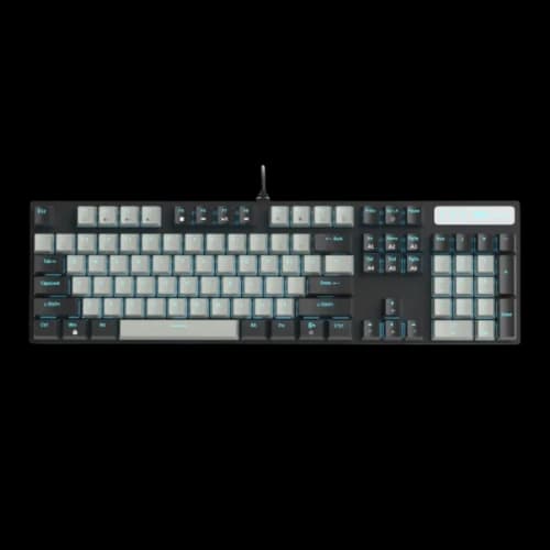 MageGee MK-STORM Black Grey Full Size Wired Mechanical Keyboard Blue Switch
