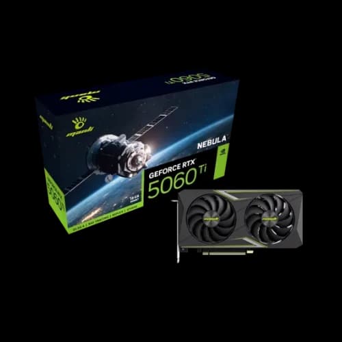 Manli Nebula GeForce RTX 5060 Ti 16GB GDDR7 Graphics Card (Twin Cooler)