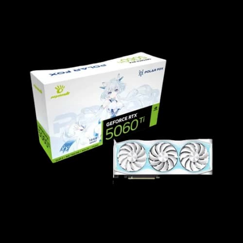 Manli Polar Fox GeForce RTX 5060 Ti OC 16GB GDDR7 Graphics Card