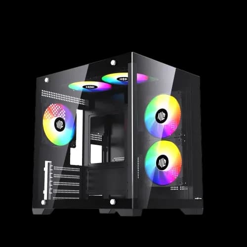 Maxcool Inferno MC5 Micro ATX Gaming Case with 5x ARGB Fan