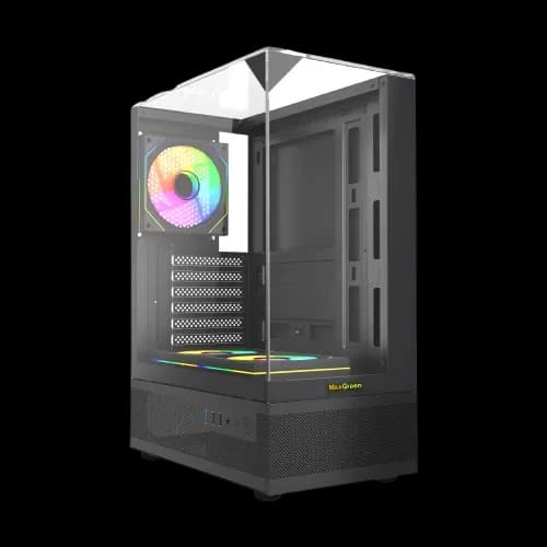 MaxGreen 190-1 Mid-Tower ATX Casing With 3x MaxGreen M57 ARGB Fan