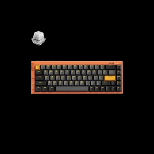 MCHOSE Ace 68 Turbo Esports HE Keyboard (Galaxy Orange Keycaps, Mount Tai Magnetic Switch GT)
