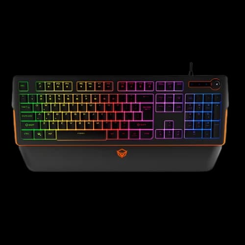 Meetion MT-K9520 RGB Magnetic Wrist Rest Gaming Keyboard (Black)