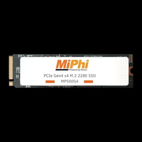 MiPhi MP500G4 512GB Gen4 NVMe M.2 2280 SSD