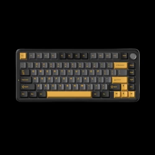Monka K75 Tri Mode Gasket Mechanical Keyboard (Sarshine orange Straberry Jam Switch)