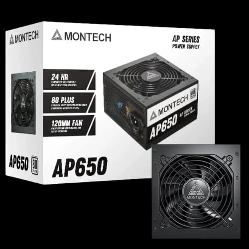 Montech AP650 650W 80+ White Certified High Quality ATX Power Supply
