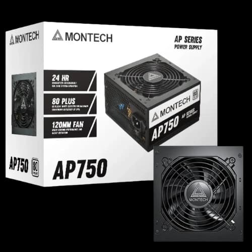 Montech AP750 750W 80+ Certified Non Modular ATX Power Supply