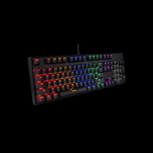 MotoSpeed CK107 Wired Mechanical Backlit Keyboard (Side Laser Keys)