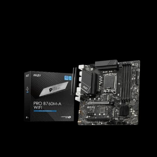 MSI PRO B760M-A WIFI mATX Motherboard