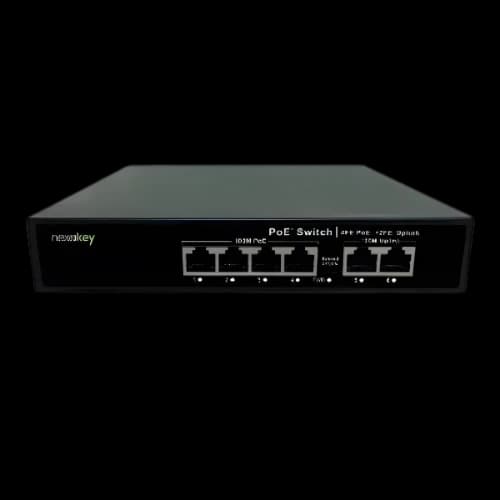 Nexakey NS600S-4P2U 4 Port 100M Unmanaged PoE Switch