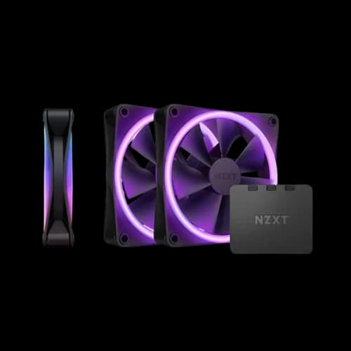 NZXT F120 RGB DUO Triple Pack 120mm RGB Casing Fan (Black)