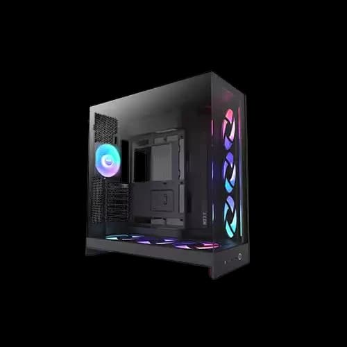 NZXT H9 FLOW RGB+ Dual-Chamber Mid-Tower Casing (Black)