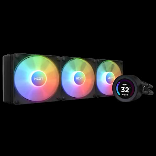 NZXT Kraken Elite 360 RGB 360mm AIO Liquid CPU Cooler with LCD Display