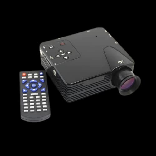 OEM H100 Mini LED Projector with Built in TV Port