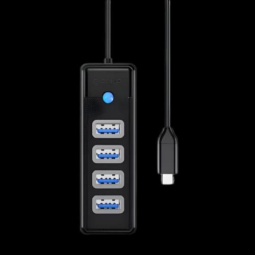 ORICO PW4U-C3 4-Port Type-C To USB 3.0 HUB (Black)