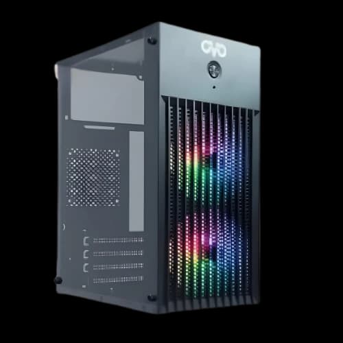 OVO J-618 B Acrylic RGB Mini-Tower mATX Gaming Casing