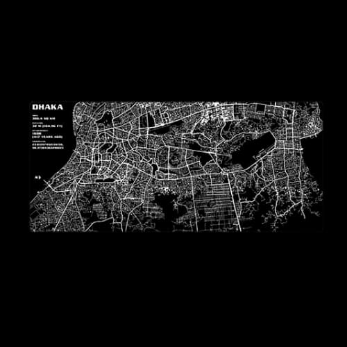 PCB Lines of Dhaka Mouse Pad