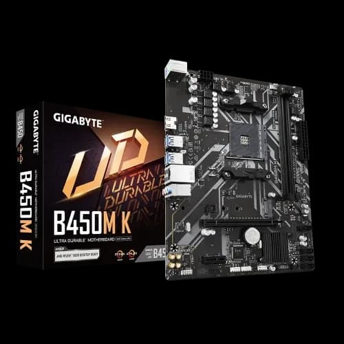GIGABYTE B450M K AM4 Motherboard