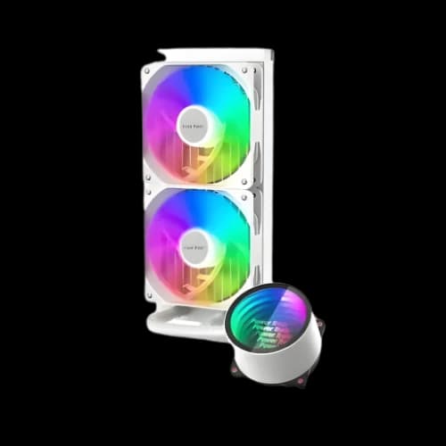 Power Train DL-240 ARGB 240mm Liquid CPU Cooler (White)