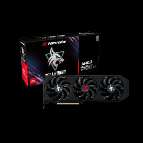 PowerColor Hellhound AMD Radeon RX 9060 XT 16GB GDDR6 Graphics Card