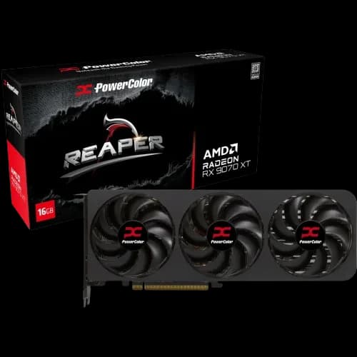 PowerColor Reaper AMD Radeon RX 9070 16GB GDDR6 Graphics Card