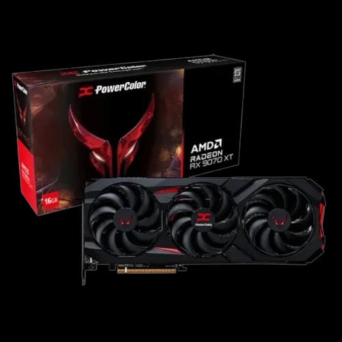 PowerColor Red Devil AMD Radeon RX 9070 16GB GDDR6 Graphics Card