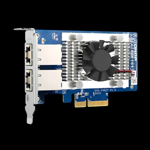 QNAP QXG-10G2T 10 Gbps 2-Port RJ45 PCIe 3.0 Network Adapter
