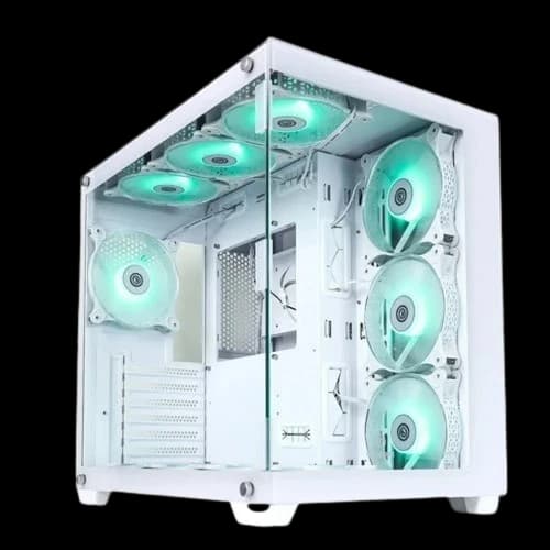 Revenger Base Dynamic Mid Tower ATX Desktop Case (White)