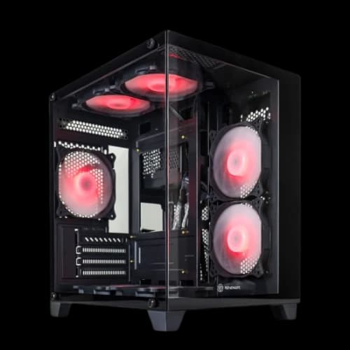 Revenger Base Dynamic Mini Mid Tower m-ATX Gaming Case (Black)