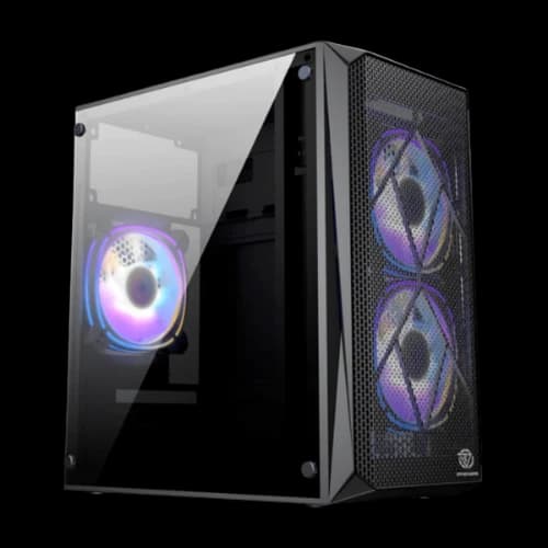 Revenger BULLET Mid Tower Micro ATX Gaming Case (Black)
