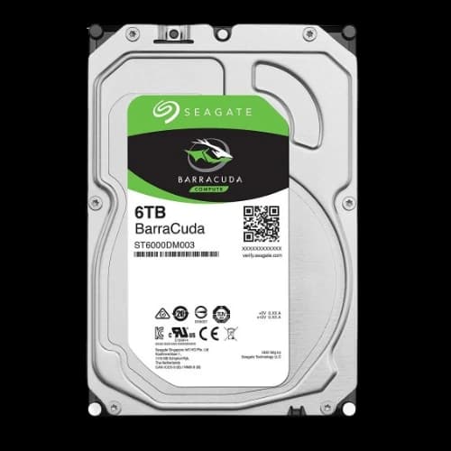 Seagate BarraCuda 6TB 5400 RPM SATA 3.5" HDD