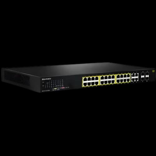 Soarnex EG210-28-370 28 Port Gigabit Managed PoE+ Switch