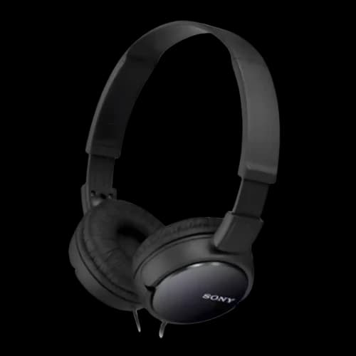 Sony MDR-ZX110AP Wired On-Ear Headphone (Black)