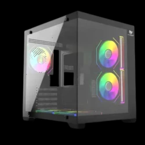 T-Wolf Mystery Box NV X5 Infinity ARGB M-ATX Mid Tower Gaming Casing