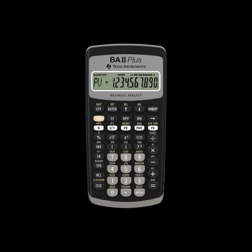 Texas Instruments BA II Plus Financial Calculator