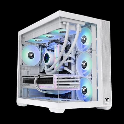 Thermaltake View 380 TG ARGB Mid Tower Chassis (Snow)