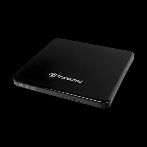 Transcend TS8XDVDS-K Slim External Black DVD Writer