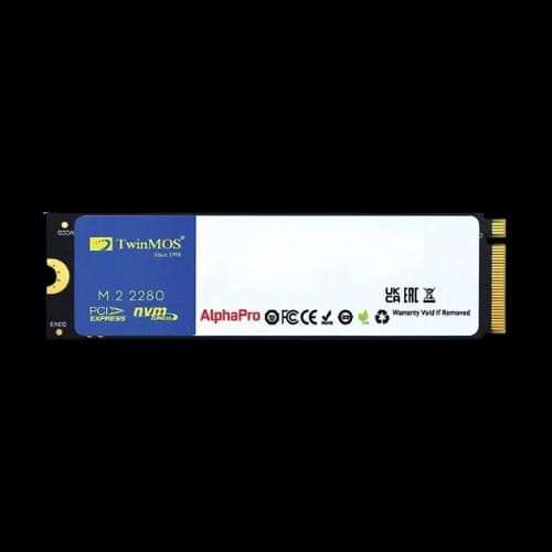 TwinMOS AlphaPro 512GB M.2 2280 PCIe 3.0 x4 NVMe Internal SSD