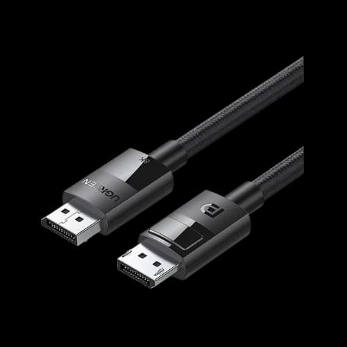 Ugreen DP114 (80393) DP 1.4 Male to Male Plastic Case Braided Cable 3M
