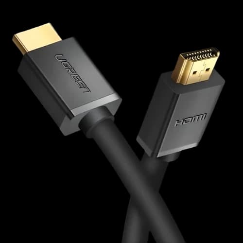 UGREEN HD104 (30115) HDMI 1.4 Male to Male, 0.5 Meter Cable (Black)