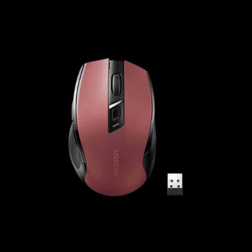 UGREEN MU006 (25752) Wireless (Dual Mode) Red Ergonomic Silent Mouse