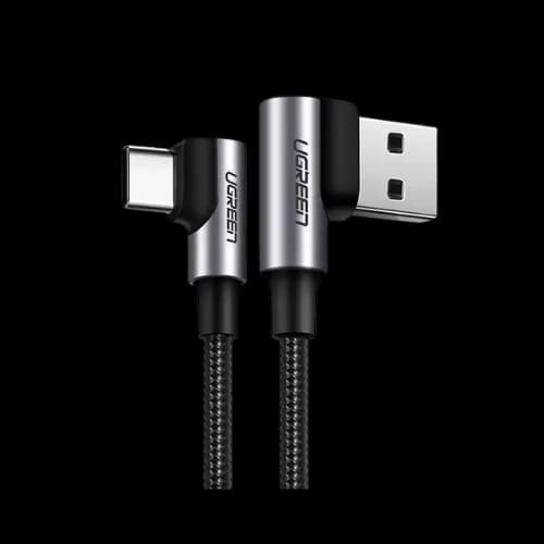Ugreen US176 (20856) Right Angle USB-A to C Cable - 1M