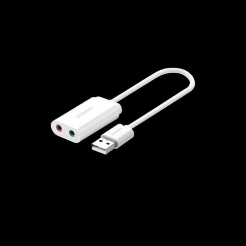 UGREEN US205 USB 2.0 External Sound Adapter - White