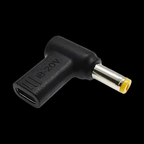 UGREEN X377 (35067) Type-C Female to DC Male Black Converter for Acer Laptops