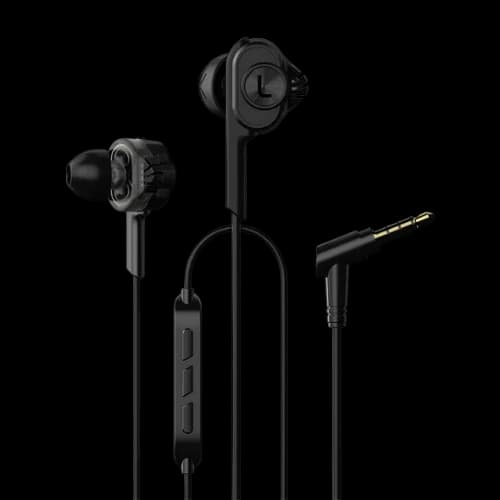 UIISII T6 Dual-Driver Hi-Res Wired Earphone with Mic