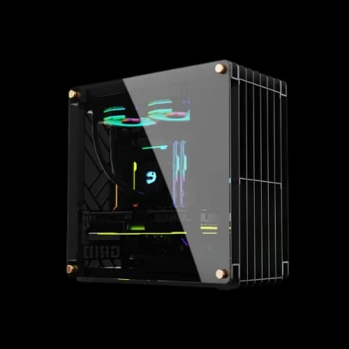VALUE-TOP Mloong Grid Series Open-Frame Gaming Case (Black)