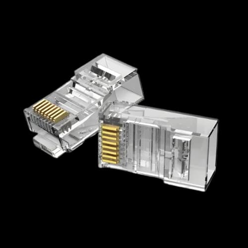 Vention IDDR0-50 Cat6 UTP RJ45 Transparent Connector (50 Pcs)